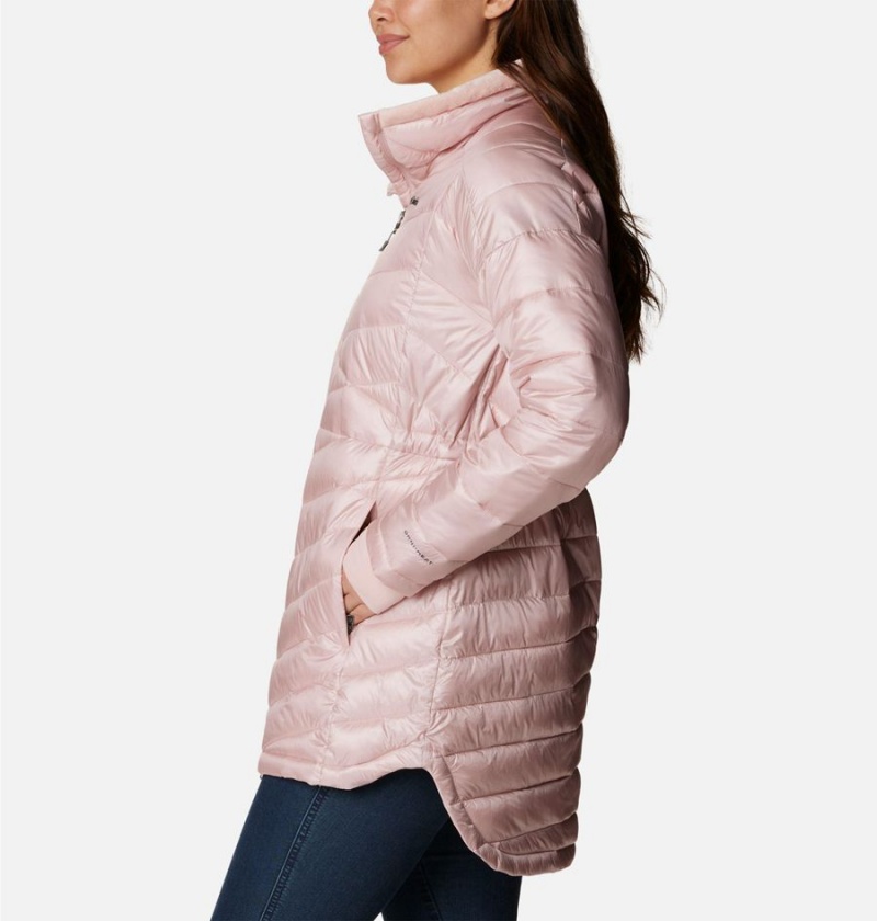 Pink Women's Columbia Joy Peak Mid Puffer Jacket | GENIL-1630