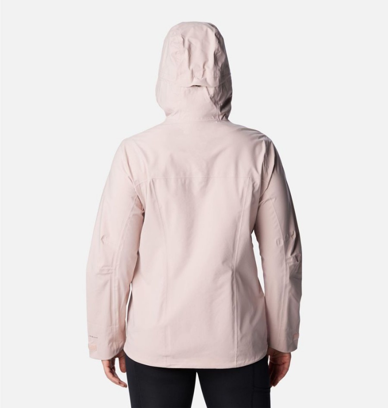 Pink Women's Columbia Omni-Tech Ampli-Dry Shell Rain Jacket | WFCLD-6193