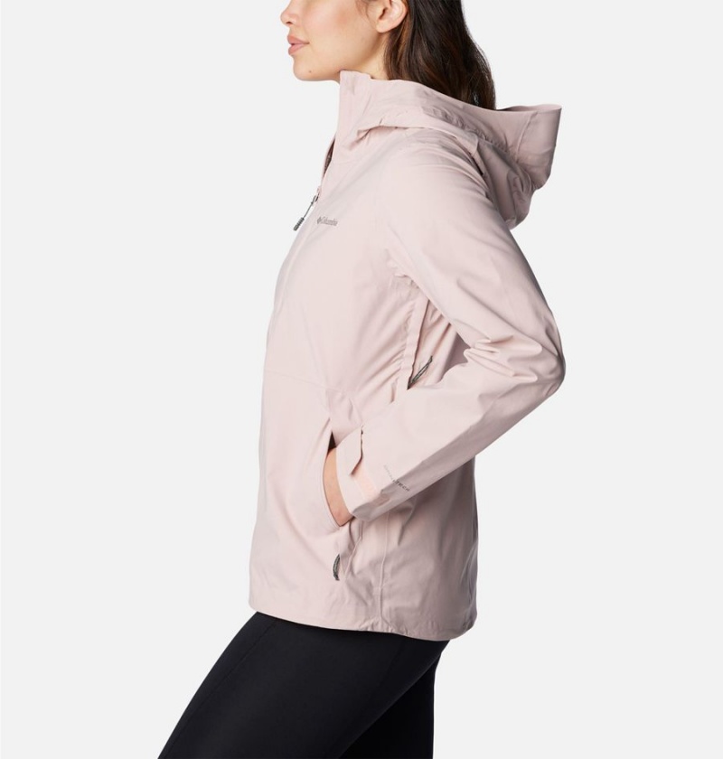 Pink Women's Columbia Omni-Tech Ampli-Dry Shell Rain Jacket | WFCLD-6193