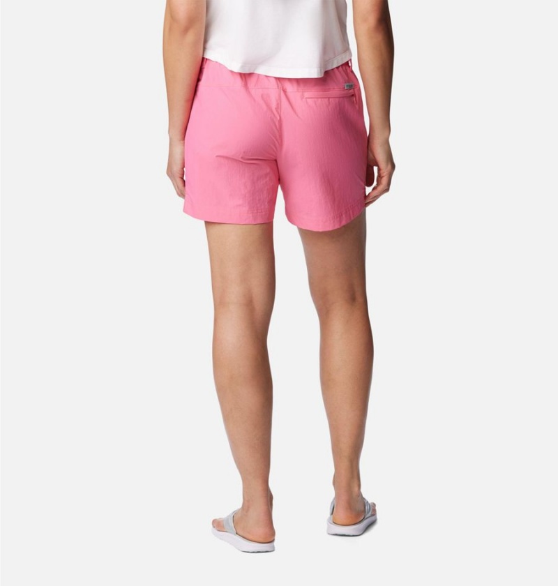 Pink Women's Columbia PFG Backcast Water Shorts | ILXYJ-3840