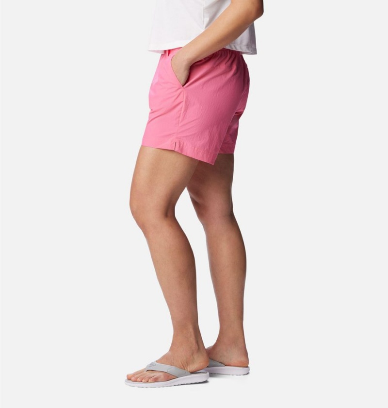 Pink Women's Columbia PFG Backcast Water Shorts | ILXYJ-3840