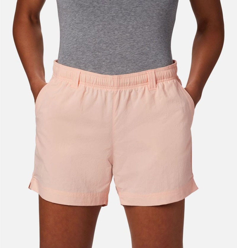 Pink Women's Columbia PFG Backcast Water Shorts | XOFSE-0178