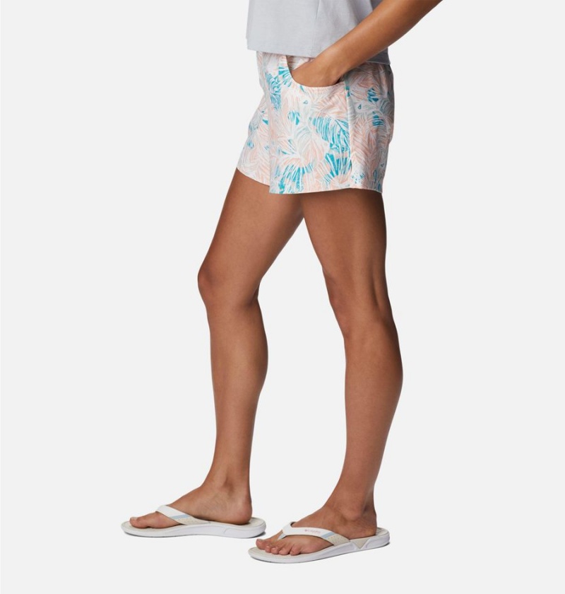 Pink Women's Columbia PFG Super Slack Water Stretch Water Shorts | VGWMP-4960