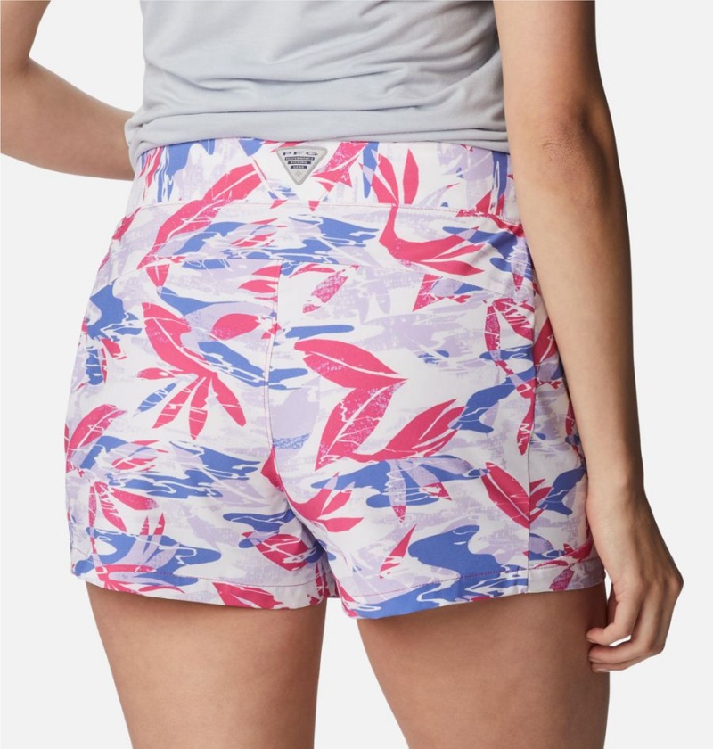 Pink Women's Columbia PFG Tidal II Shorts | YUKRM-7682