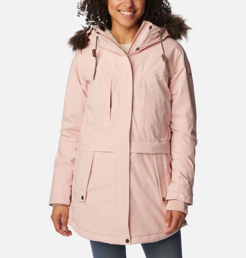 Pink Women\'s Columbia Payton Pass Insulated Coats | HURVN-9620