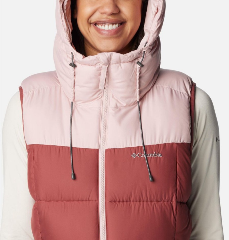 Pink Women's Columbia Pike Lake II Insulated Vest | MACTV-7031