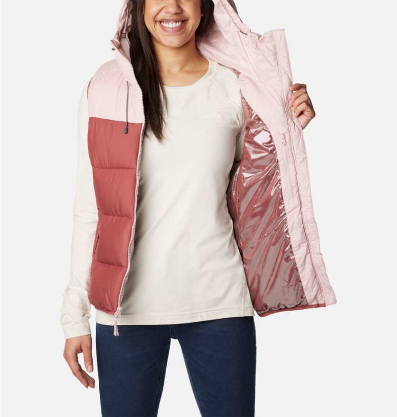 Pink Women's Columbia Pike Lake II Insulated Vest | MACTV-7031