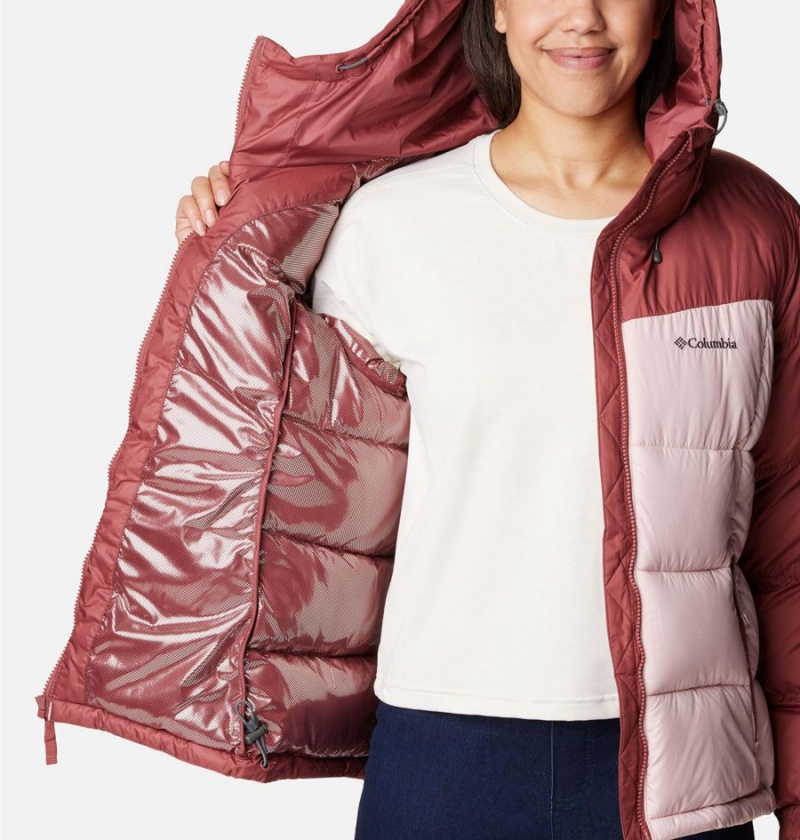 Pink Women's Columbia Pike Lake II Insulated Puffer Jacket | NWUOE-2179