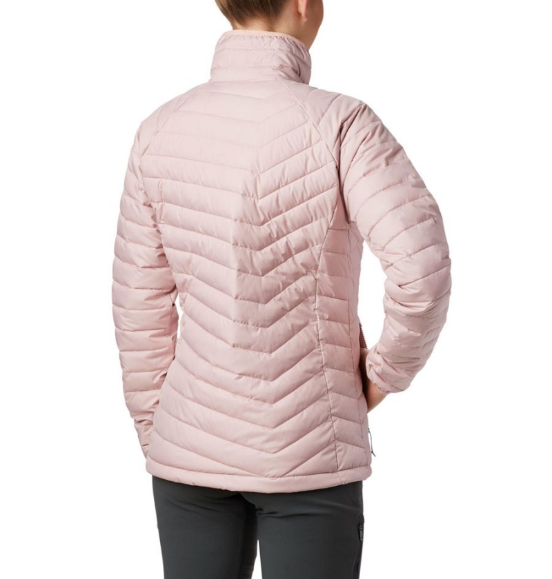 Pink Women's Columbia Powder Lite Puffer Jacket | XJGIY-3862