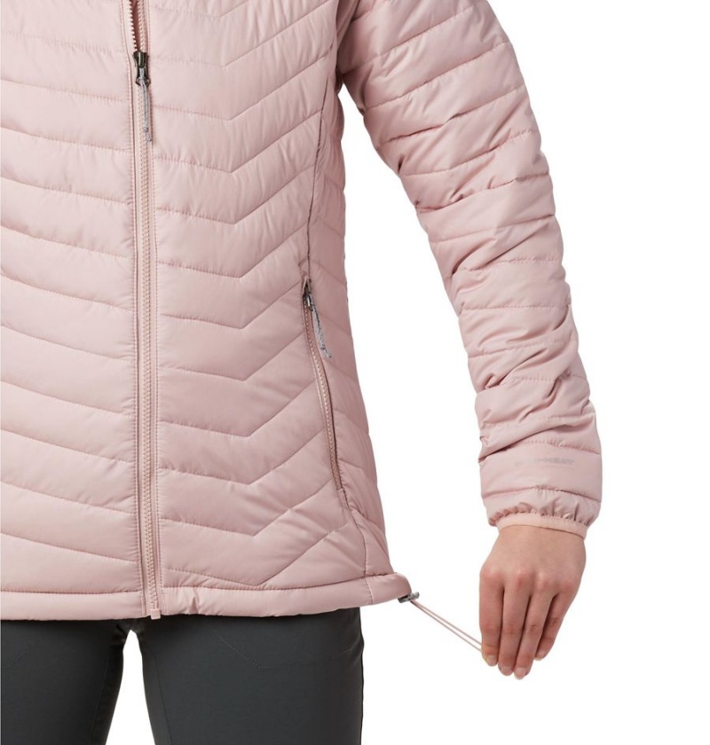 Pink Women's Columbia Powder Lite Puffer Jacket | XJGIY-3862