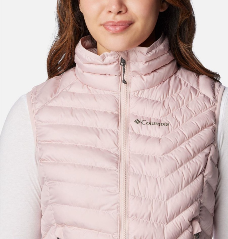 Pink Women's Columbia Powder Lite Vest | FHSPW-5274