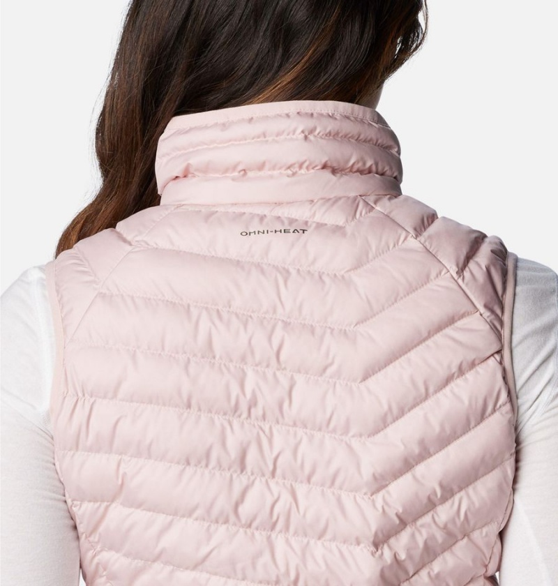 Pink Women's Columbia Powder Lite Vest | FHSPW-5274