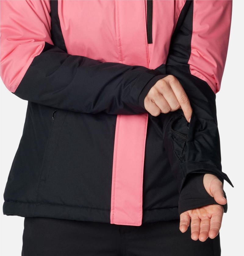 Pink Women's Columbia Rosie Run Insulated Ski Jacket | YUQAF-9621