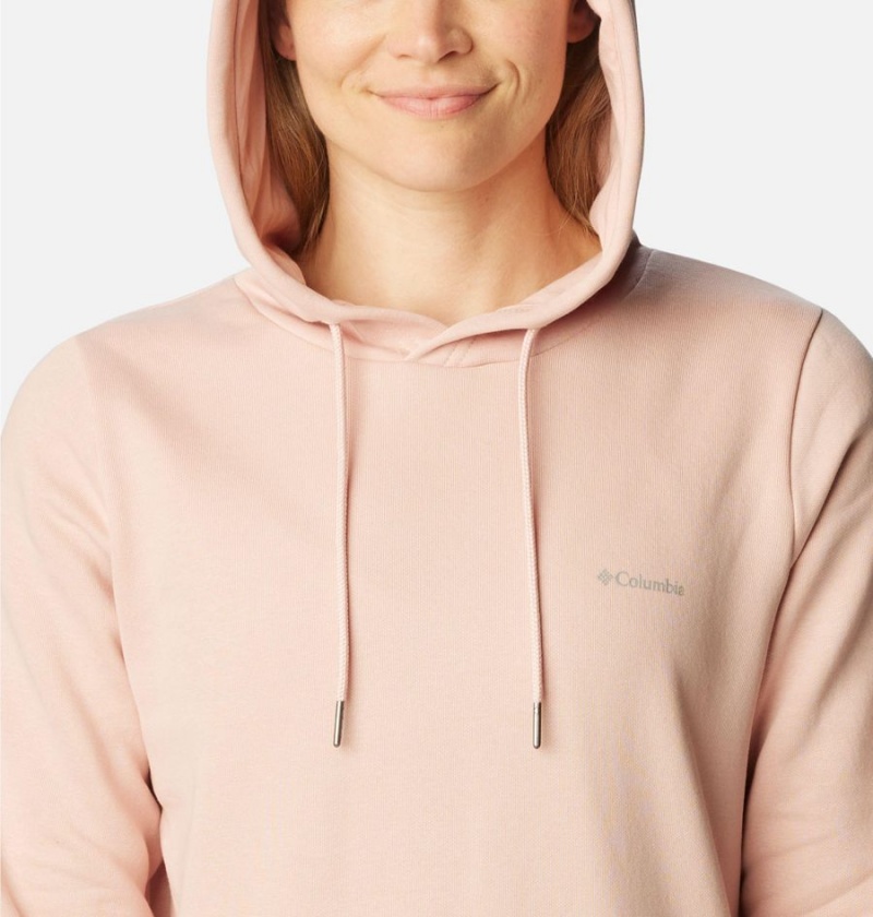 Pink Women's Columbia Rush Valley Long Hoodie | YLPJN-6372