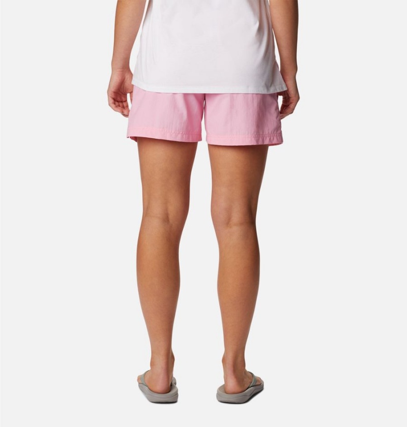 Pink Women's Columbia Sandy River Shorts | JRYPC-6814