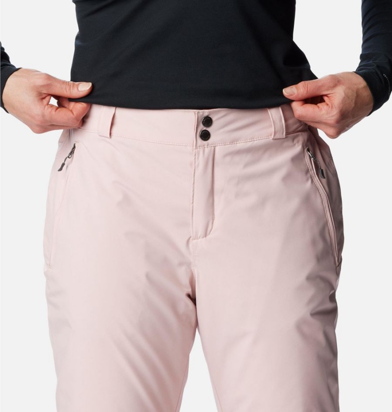 Pink Women's Columbia Shafer Canyon Insulated Ski Pants | HGVZM-0549