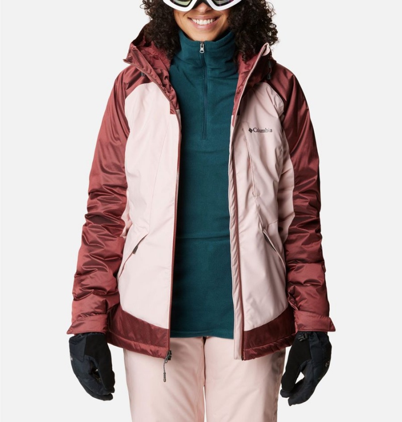 Pink Women's Columbia Sweet Shredder II Insulated Ski Jacket | KZCJR-2045