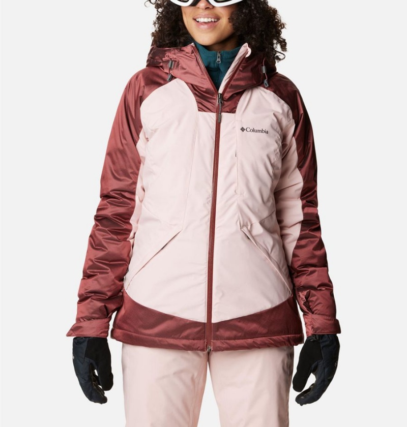 Pink Women\'s Columbia Sweet Shredder II Insulated Ski Jacket | KZCJR-2045