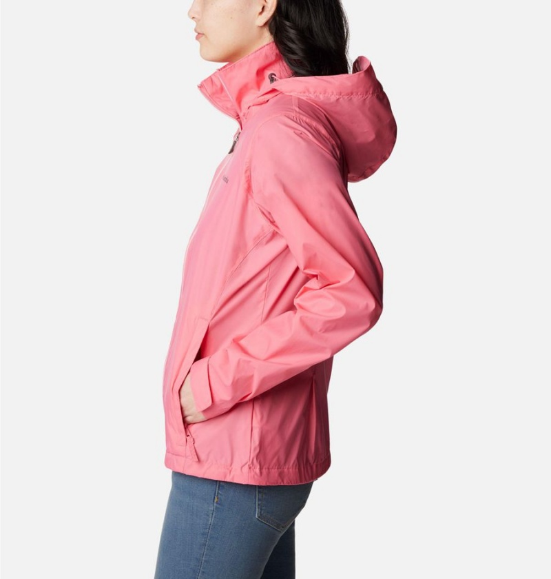 Pink Women's Columbia Switchback III Rain Jacket | OZYJG-1698