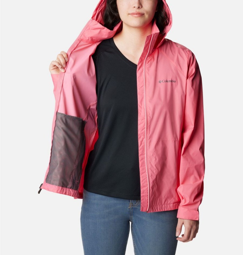 Pink Women's Columbia Switchback III Rain Jacket | OZYJG-1698