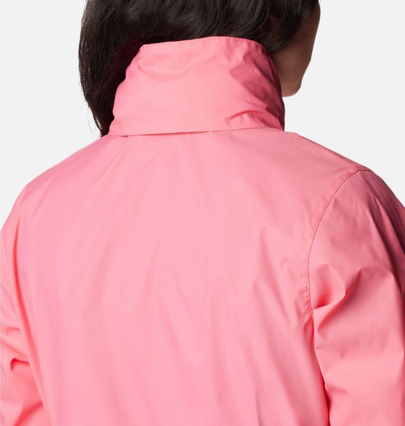 Pink Women's Columbia Switchback III Rain Jacket | OZYJG-1698