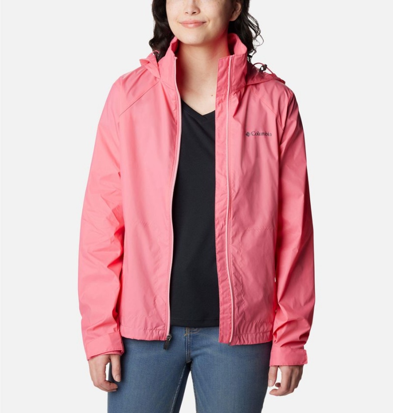 Pink Women's Columbia Switchback III Rain Jacket | OZYJG-1698