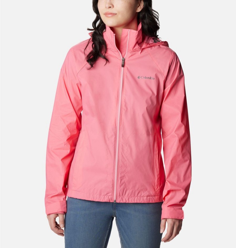 Pink Women\'s Columbia Switchback III Rain Jacket | OZYJG-1698