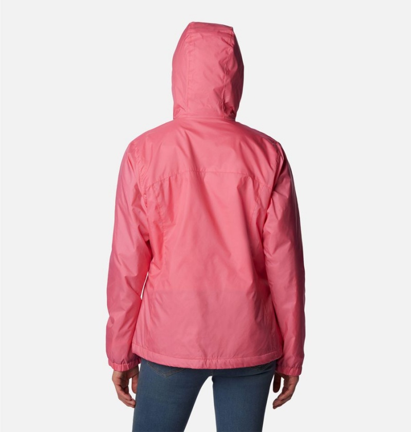 Pink Women's Columbia Switchback Sherpa Lined Rain Jacket | GEJIW-4109