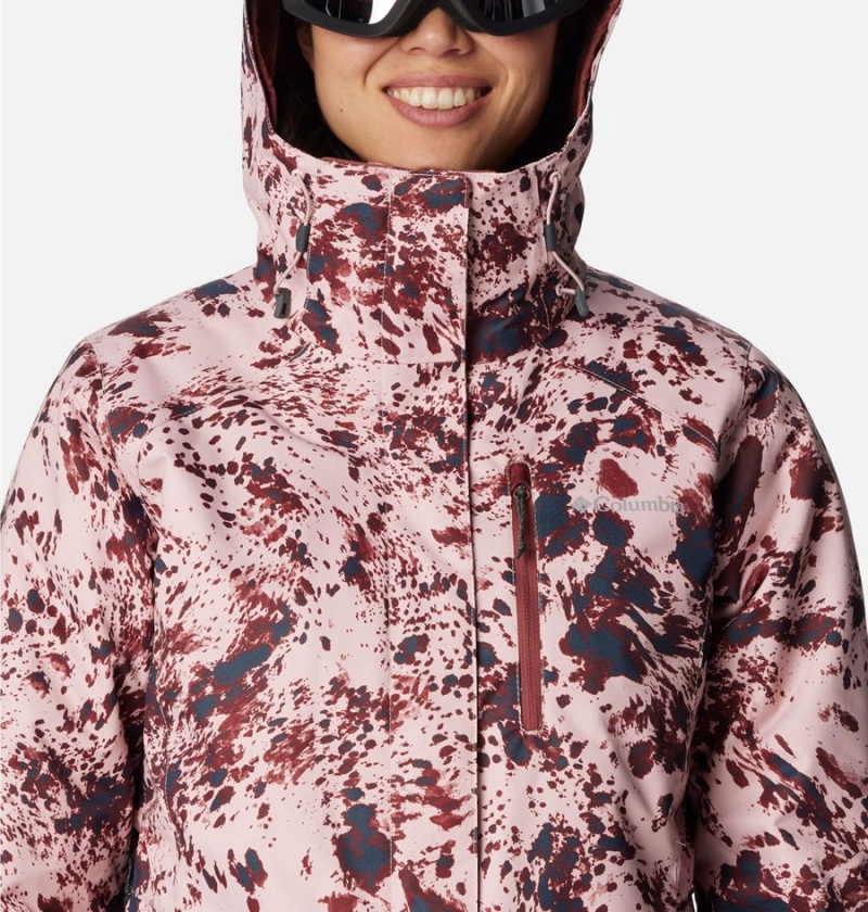 Pink Women's Columbia Whirlibird IV Interchange Ski Jacket | AOGPC-3096