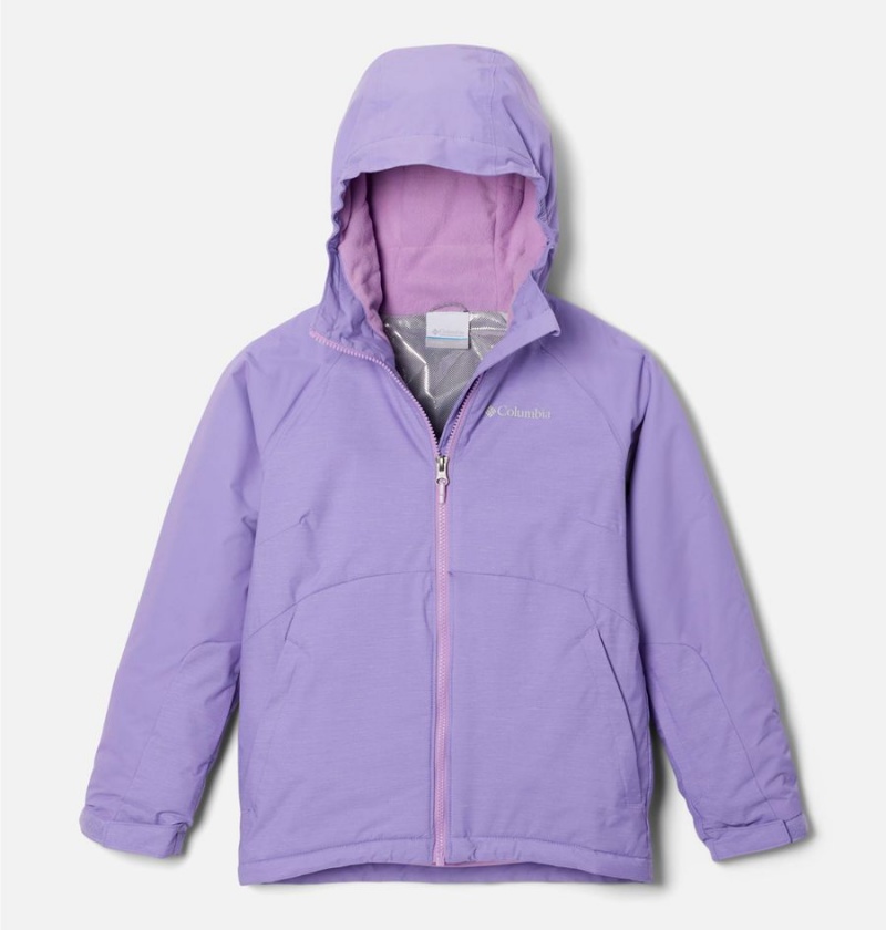 Purple Kids\' Columbia Alpine Action II Jacket | PUKVZ-0149