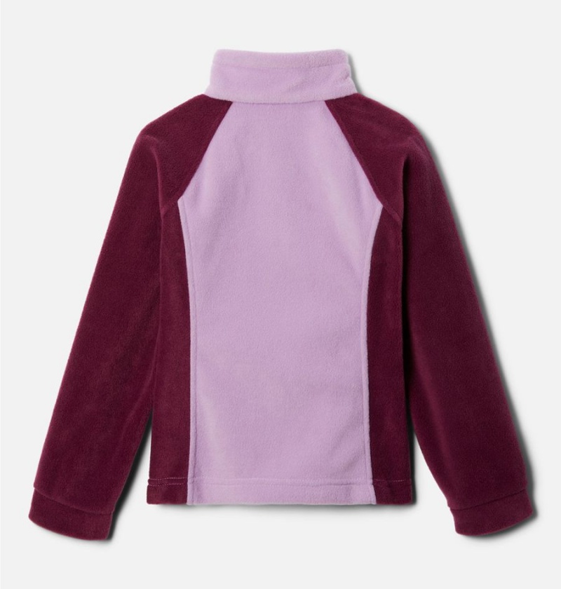 Purple Kids' Columbia Benton Springs Fleece Jacket | LCPUM-2643