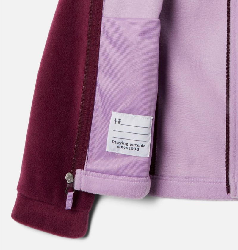 Purple Kids' Columbia Benton Springs Fleece Jacket | LCPUM-2643