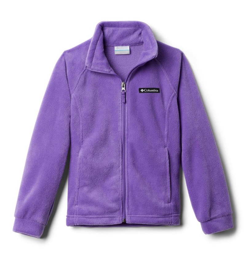 Purple Kids' Columbia Benton Springs Fleece Jacket | LDZKQ-5467