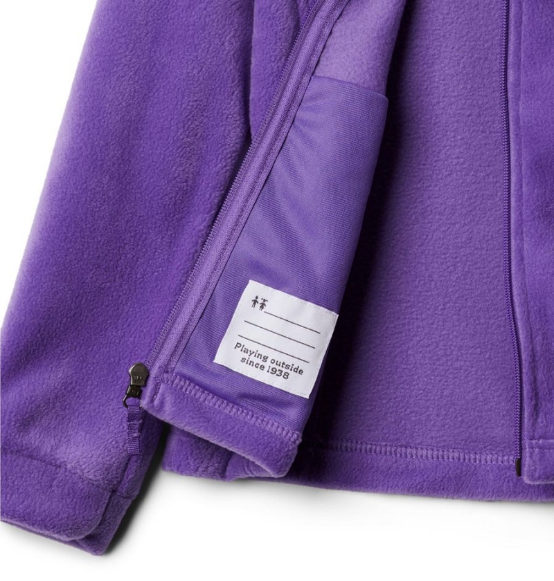 Purple Kids' Columbia Benton Springs Fleece Jacket | LDZKQ-5467