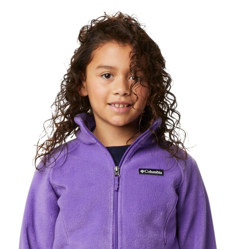 Purple Kids' Columbia Benton Springs Fleece Jacket | LDZKQ-5467