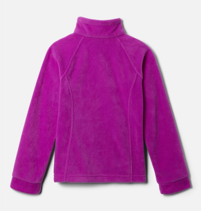 Purple Kids' Columbia Benton Springs Fleece Jacket | FPNIZ-4302