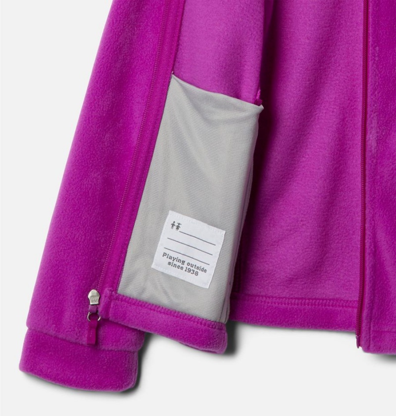 Purple Kids' Columbia Benton Springs Fleece Jacket | FPNIZ-4302