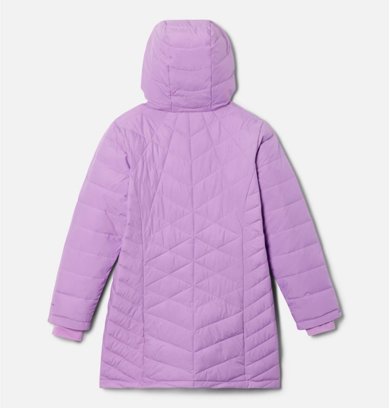 Purple Kids' Columbia Heavenly Long Jacket | IADMB-4091