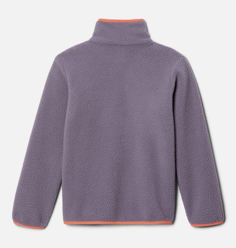 Purple Kids' Columbia Helvetia Half Snap Pullover Fleece | YTIVC-8920