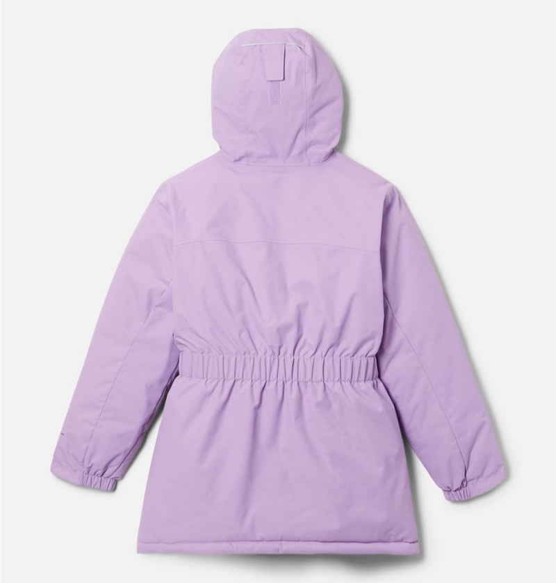 Purple Kids' Columbia Hikebound Long Insulated Jacket | MUYSK-7652