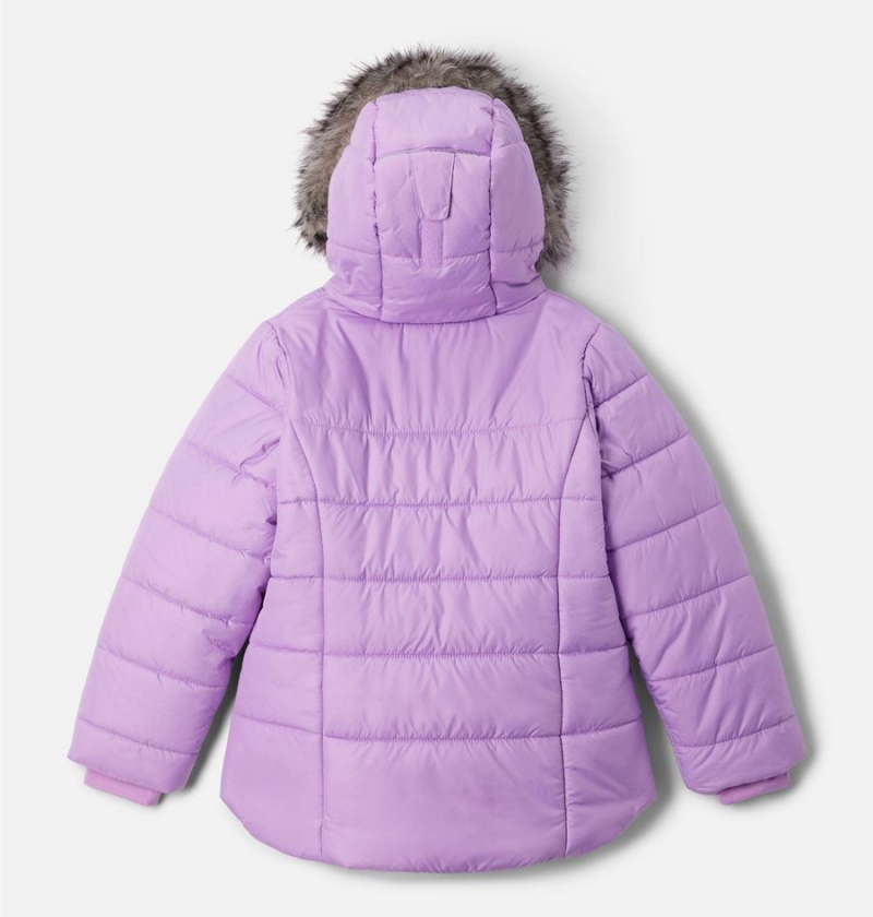 Purple Kids' Columbia Katelyn Crest II Hooded Jacket | HXFSD-5943