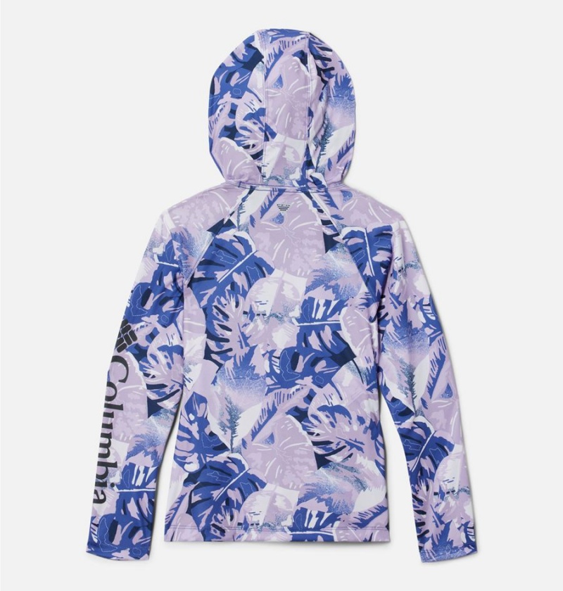 Purple Kids' Columbia PFG Super Tidal Hoodie | CXAVO-9853