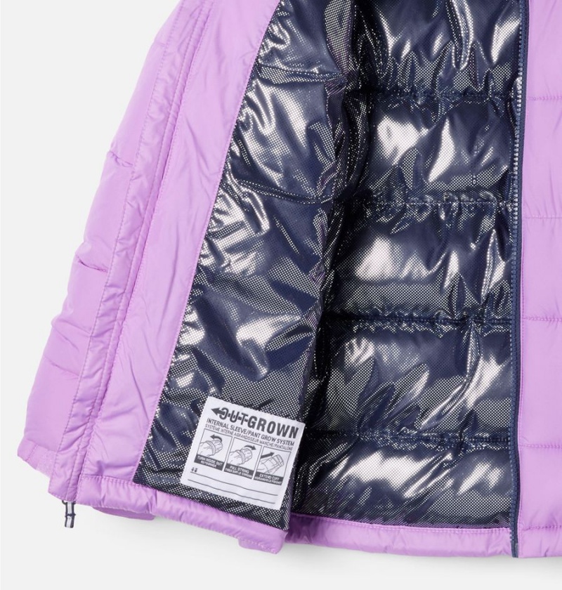 Purple Kids' Columbia Pike Lake II Hooded Jacket | WUPHL-3745