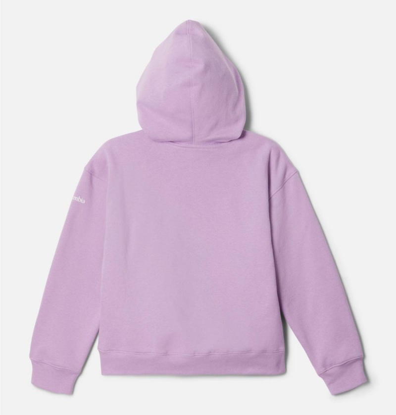 Purple Kids' Columbia Trek Novelty Hoodie | KMBAV-3702