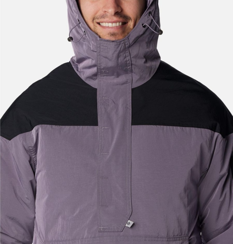 Purple Men's Columbia Challenger Remastered Pullover Insulated Puffer Jacket | VATSI-8459