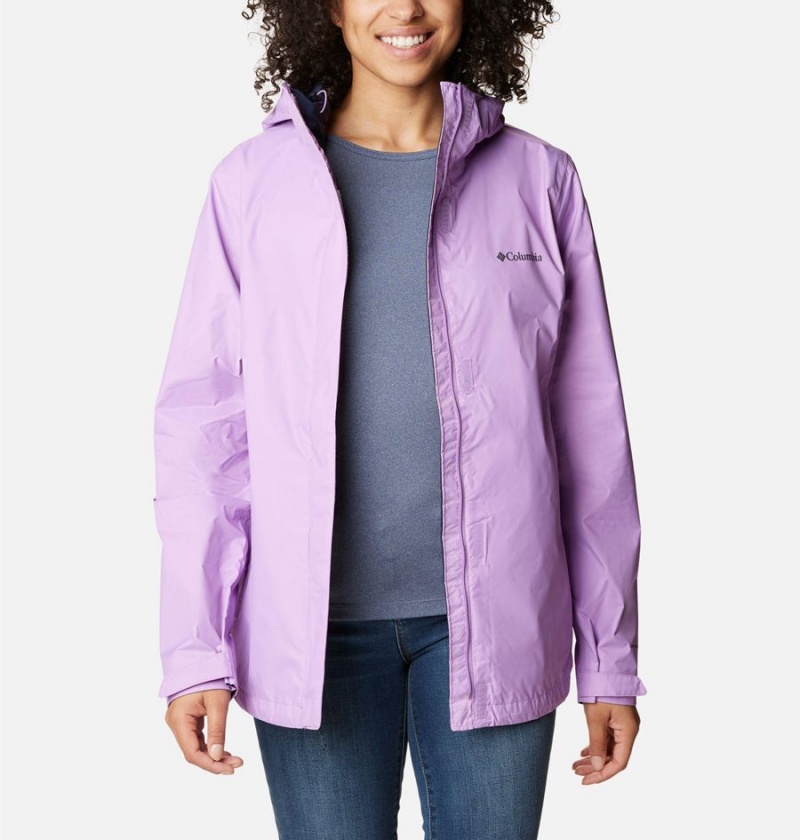 Purple Women's Columbia Arcadia II Rain Jacket | TXHCG-9710