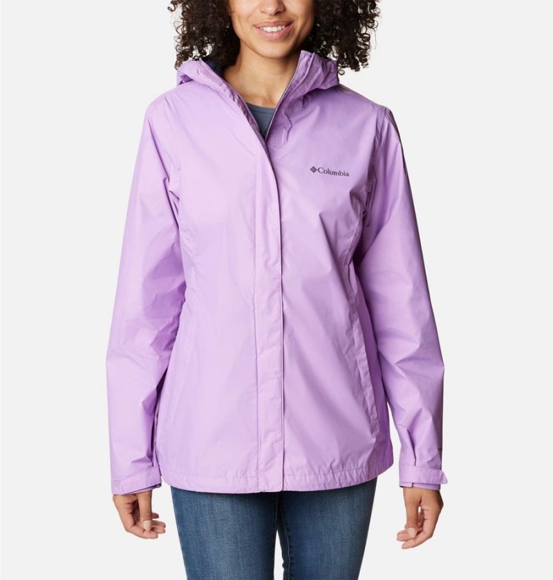 Purple Women\'s Columbia Arcadia II Rain Jacket | TXHCG-9710