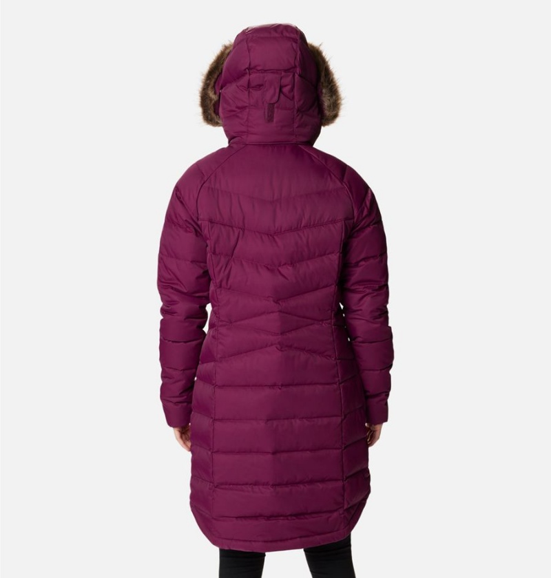 Purple Women's Columbia Belle Isle Mid Puffer Jacket | NAPYM-8569