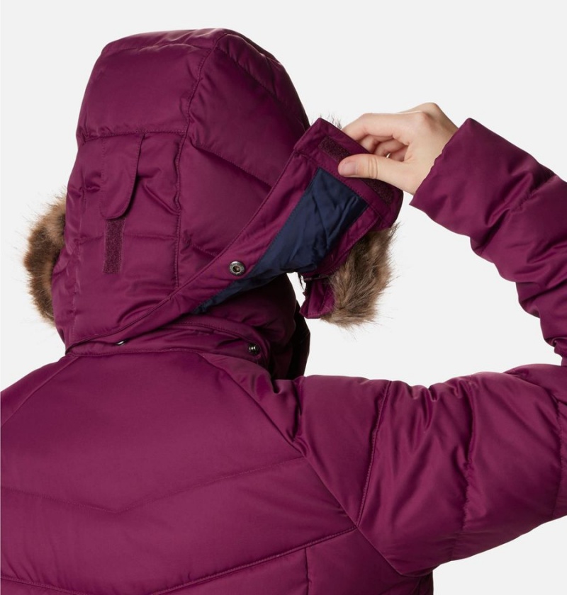 Purple Women's Columbia Belle Isle Mid Puffer Jacket | NAPYM-8569