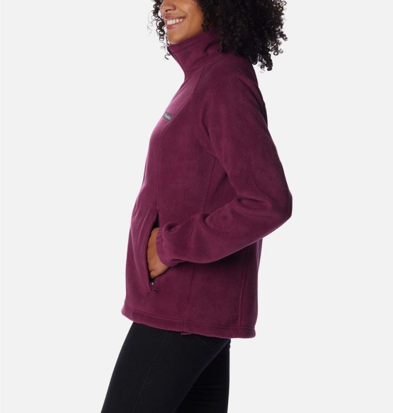 Purple Women's Columbia Benton Springs Full Zip Fleece Jacket | PHURF-6435